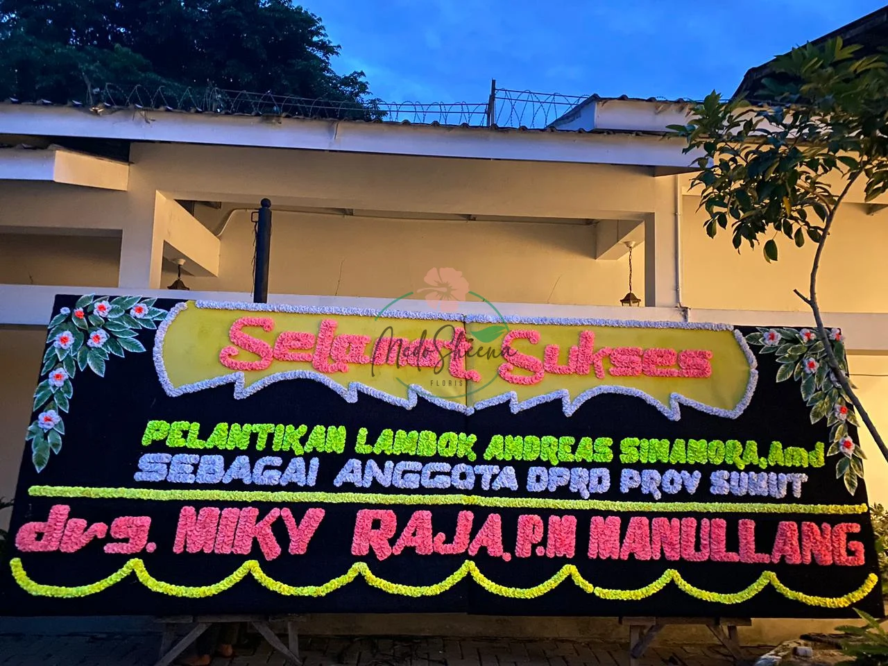 papan bunga medan001